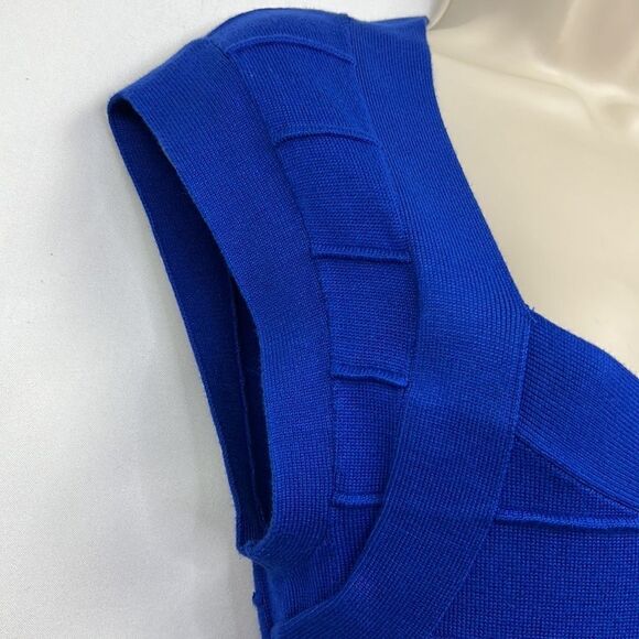 Nicki Minaj Royal blue midi sweater dress size large EUC - Picture 6 of 13